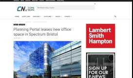 
							         Planning Portal leases new office space in Spectrum Bristol ...								  
							    