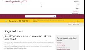 
							         Planning Portal - Online Application Form - Tunbridge Wells Borough ...								  
							    