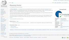 
							         Planning Portal - Wikipedia								  
							    