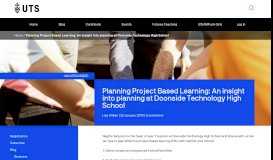 
							         Planning Project Based Learning: An insight into planning at ... - Futures								  
							    