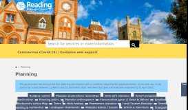 
							         Planning - Reading Borough Council								  
							    