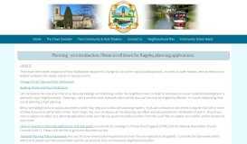 
							         Planning - Rugeley Town Council								  
							    