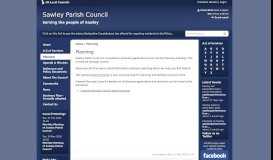 
							         Planning | Sawley Parish Council								  
							    