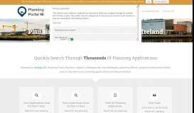 
							         Planning Search Portal NI: Home								  
							    