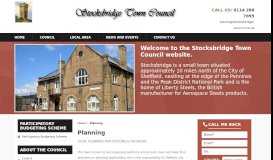 
							         Planning - Stocksbridge Town Council								  
							    