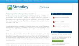 
							         Planning - Streatley Parish Council								  
							    