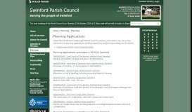 
							         Planning | Swinford Parish Council								  
							    