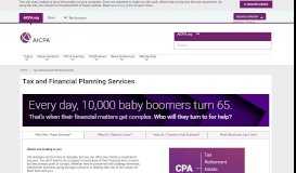 
							         Planning & Tax Advisory Services - aicpa								  
							    