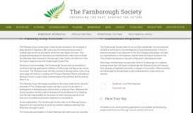 
							         Planning - The Farnborough Society								  
							    