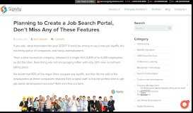 
							         Planning to Create a Job Search Portal, Don`t Miss Any of These ...								  
							    
