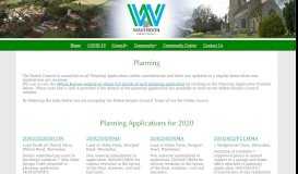 
							         Planning - Wavendon Parish Council								  
							    