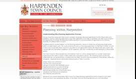 
							         Planning within Harpenden | Harpenden Town Council								  
							    