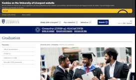 
							         Planning your graduation - Graduation - University of Liverpool								  
							    