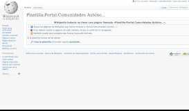 
							         Plantilla:Portal:Comunidades Autónomas - Wikipedia, la enciclopedia ...								  
							    