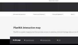 
							         PlanWA interactive planning map - Department of Planning, Lands ...								  
							    