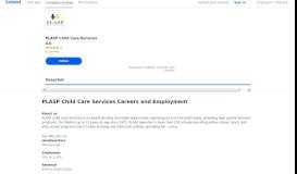 
							         PLASP Child Care Services Careers and Employment - Indeed								  
							    