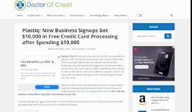
							         Plastiq: New Business Signups Get $5,000 in Free Credit Card ...								  
							    