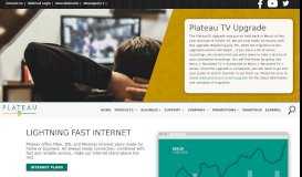 
							         Plateau Internet								  
							    