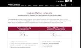
							         Platinum Membership - Anderson Advisors								  
							    