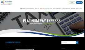 
							         Platinum Pay Express | Business Payroll Services								  
							    