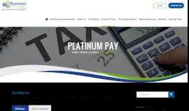 
							         Platinum Pay | Online Payroll System | Business Payroll Services								  
							    
