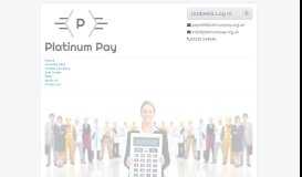 
							         Platinum Pay - Payroll								  
							    