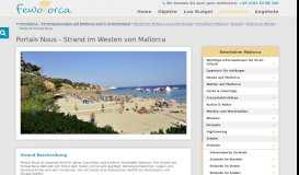 
							         Platja de Portals Nous - Fewollorca - Ferienwohnungen auf Mallorca ...								  
							    