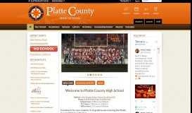 
							         Platte County High School / Homepage - Platte County School District								  
							    