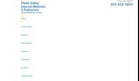 
							         Platte Valley Internal Medicine & Pulmonary in Brighton, CO offers ...								  
							    