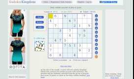 
							         Play free daily sudoku puzzles - Sudoku Kingdom								  
							    