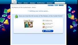 
							         Play The Mystery of the Crystal Portal > Online Games | Big Fish								  
							    