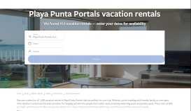 
							         Playa Punta Portals, ES vacation rentals: Houses & more | HomeAway								  
							    
