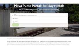 
							         Playa Punta Portals - Stayz								  
							    