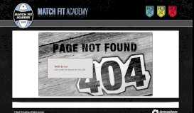 
							         Player Registration Total Global Sports (TGS) - Match Fit Academy FC								  
							    