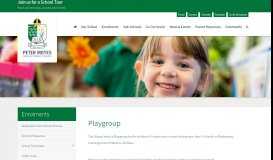 
							         Playgroup | Peter Moyes Anglican Community School								  
							    