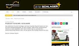 
							         Playlist Kuschel Schlager - SCHLAGERportal								  
							    