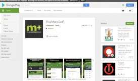 
							         PlayMoreGolf - Apps on Google Play								  
							    