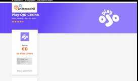 
							         PlayOJO Casino Review & OJO Free Spins No Deposit Bonuses								  
							    