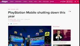 
							         PlayStation Mobile shutting down this year - Polygon								  
							    