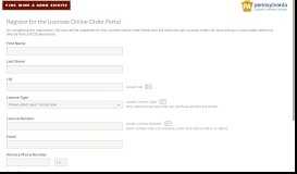 
							         PLCB Loop - Licensee Online Order Portal								  
							    