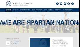
							         Pleasant Valley Community School District								  
							    
