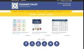 
							         Pleasant Valley Elementary School: Home								  
							    