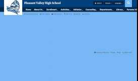 
							         Pleasant Valley High School - Home								  
							    