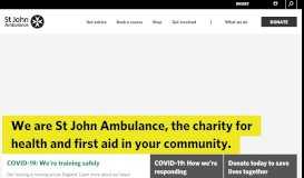 
							         Please login - St John Ambulance								  
							    