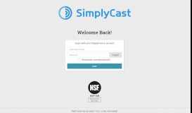 
							         Please provide the link - SimplyCast.ca								  
							    