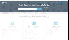 
							         Plesk 12.5 - Documentation and Help Portal for Plesk								  
							    