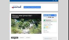 
							         Plitvice lakes group tour - ZAGREB - PORTAL TRAVEL AGENCY								  
							    