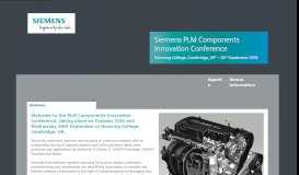 
							         PLM Components Innovation Conference								  
							    