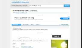 
							         pln-pusdiklat.co.id at Website Informer. Portal. Visit Pln ...								  
							    