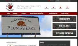 
							         Plumas Lake Elementary School District - Home								  
							    
